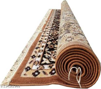 Ra handloom carpet Gold Acrylic Carpet