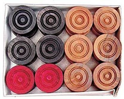 Garg Enterprises CARROM PAWNS WOODEN Carrom Pawns