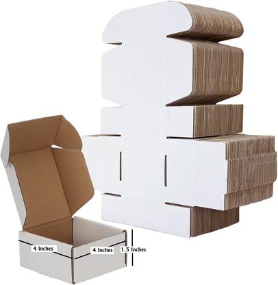 Prockage Self-Locking Box Cardboard for Small Business, Gift, Ecommerce Packing Packaging Box