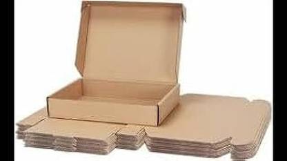 MALANI STORES Self-Locking Box Craft Paper 3 Ply Self Locking Corrugated Packaging BROWN Boxes Size: 7 x 2 x 1.5 Inch Packaging Box