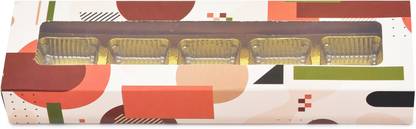 LINE 'N' CURVES Top Bottom Hardboard Box Cardboard Golden tray chocolate box Festive Chocolate Treats Packaging Box