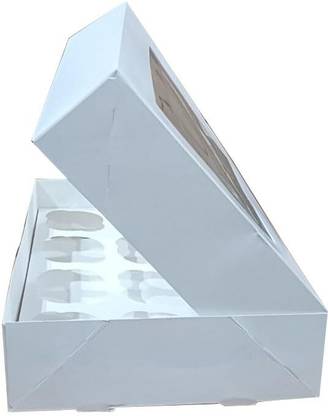 Nips Packaging Cake Box Craft Paper Premium Quality 12 cavity Cupcake Packaging Box