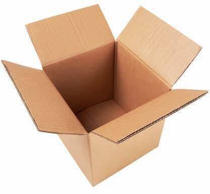 Grow Packing Solution Corrugated Cardboard, Craft Paper, Paper (100 Boxes) 7.5x7.5x7.5 Inches 3 ply Cartoon Box For Packing, Moving, Shipping, Packaging Box