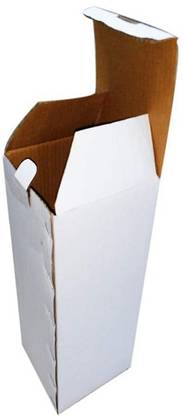 Varda Triple Wall Carton Paper 5X5X10 INCHES SELF LOCKING WHITE 3PLY 50 Packaging Box