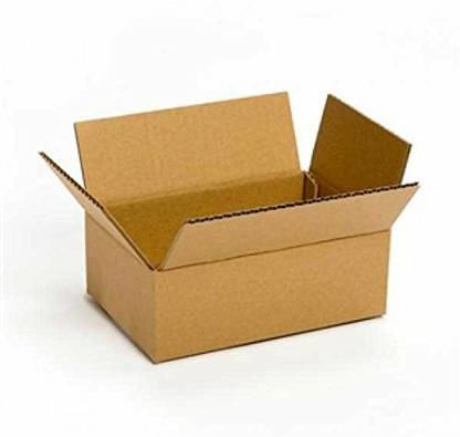 K K Industrial Corrugated Cardboard, Craft Paper, Paper Brown Corrugated Box (Size: 9X6X3 Inch) Packaging Box
