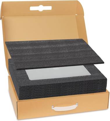 Utpadan Packaging Auto-Lock Bottom Fluted Carton Paper Laptop Packaging Box, Laptop Shipping Box Packaging Box