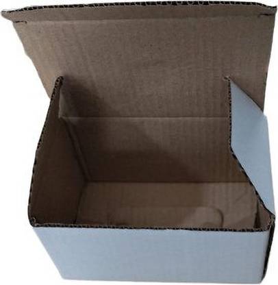Varda Triple Wall Carton Paper 5X5X4 INCHES SELF LOCKING 50 WHITE Packaging Box