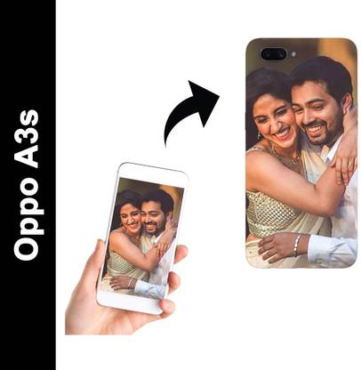 Gifting Wonders Back Cover for Oppo A3S personalized 3D cover photo printed own photo print
