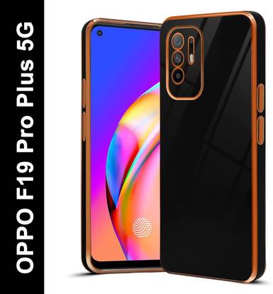 ClickAway Back Cover for Oppo F19 Pro Plus 5G |Electroplated Square Platting Chrome Case