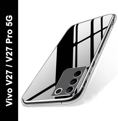 VAPRIF Back Cover for Vivo V27 5G, Vivo V27 Pro 5G Camera Protection, Anti-Dust Plug, Slim Shockproof