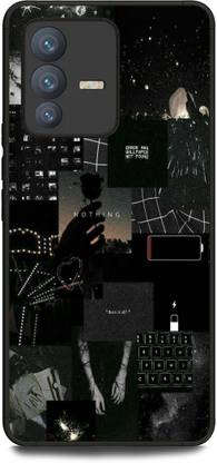 INDICRAFT Back Cover for Vivo V23 5G (COLORFUL BEATS, ALONE, DARK, SPARKLE, TEXTURE, ART, FEATHER )