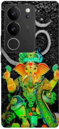 DIKRO Back Cover for vivo V29 5G, V2250, OM, GANESH, JI, GREEN, GANESH, GANPATI