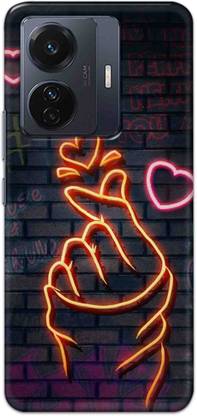 NDCOM Back Cover for iQOO Z6 Pro 5G Swag Cute Hearts Printed