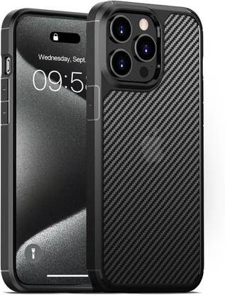 Caseex Back Cover for APPLE iPhone 13 Pro, Caseex Hybrid Carbon Fiber Back Case for 13 Pro (6.1")