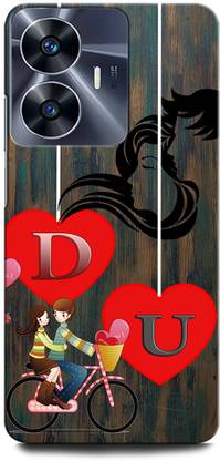 ORBIQE Back Cover for Vivo Y02T DU, D LOVE U, U LOVE D, D LETTER, U LETTER, DU NAME