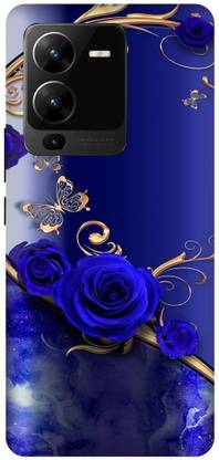 JUGGA Back Cover for vivo V25 Pro 5G, V2158, GOLD, BLUE, HEART, FLOWER