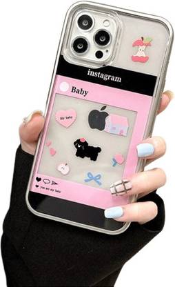 PEEPERLY Back Cover for iPhone 15 Charming Insta Feed Cute Puppy Back Case