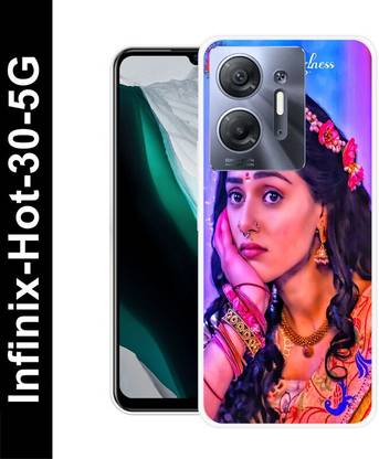 PLUSCASE HD MOVIES Back Cover for Infinix Hot 30 5G, RADHA RANI, KRISHAN