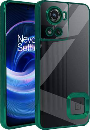 Coverskart Electroplating Chrome Back Cover for OnePlus 10R 5G, Electroplated Logo View Case |Soft TPU Anti-Shock | Anti-Yellow