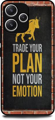 WallCraft Back Cover for REDMI 12 5G SHARE MARKET, TRADING, CHART, CANDLES, TRADER