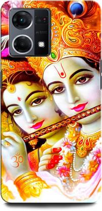 ORBIQE Back Cover for OPPO F21 Pro 4G KRISHNA, LORD KRISHNA, VASUDEV, GOD, KRISHN KANHIYA, RADHA