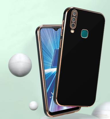 Europe Mart Back Cover for Vivo Y15 |6D Chrome Case|Made of Soft TPU|Camera Protection Case