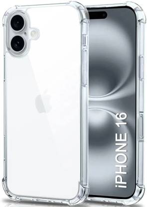 ShieldTech Back Cover for iPhone 16 Transparent Mobile Back Cover Case For iPhone 16