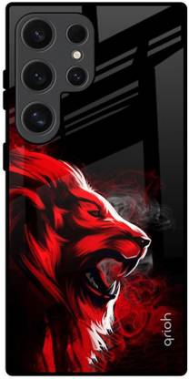 QRIOH Glass Back Cover for Samsung Galaxy S24 Ultra 5G