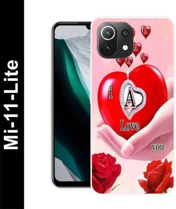 SARTOOLIYA Back Cover for Mi 11 Lite, A NAME, A LOVE, A ALPHABET, A LETTER NAME