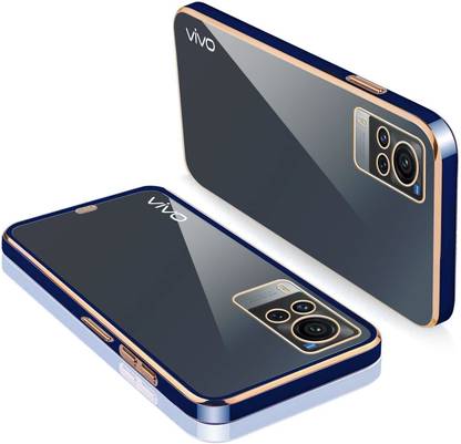 VOSKI Back Cover for Vivo V20 Pro Electroplating TPU Transparent Soft Silicon Chrome Case