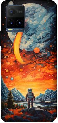 ORBIQE Back Cover for Vivo Y21A NIGHT SKY, MOON, NIGHT VIEW, SKY, CLOUD