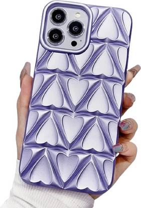 PEEPERLY Back Cover for iPhone 14 Triangular Love Fusion Phone Case