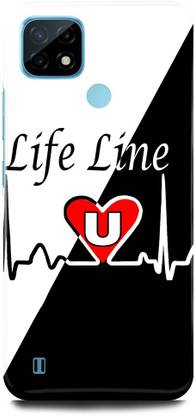 play fast Back Cover for Realme C25Y, RMX3268 U, NAME, LETTER, ALPHABET, LIFELINE