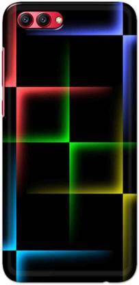 NDCOM Back Cover for Honor V10 Bright Flash Light Printed