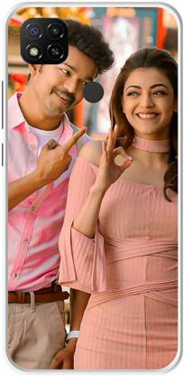 ThePrintlink Back Cover for Redmi 9, VIJAY, KAJAL AGGARWAL, SOUTH ACTOR
