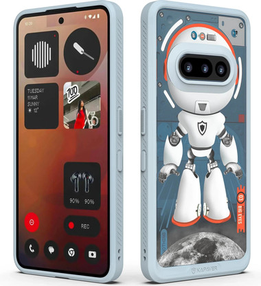 Kapaver Back Cover for Nothing Phone (3a)  (Grey, Shock Proof, Pack of: 1)