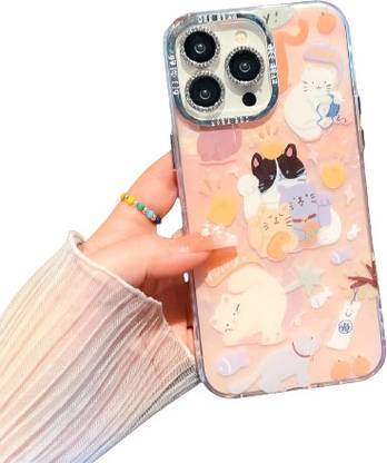 PEEPERLY Back Cover for iPhone 14 Pro Max Cute Animal Pattern Shield Case