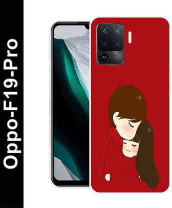 artocus Back Cover for Oppo F19 Pro cute couple,Love couple,cute cartoon printed back cover
