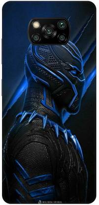 THE NARAYANA COLLECTIONS Back Cover for POCO X3-BLACK,PANTHER,TIGER,TENDUAA,LEOPARD