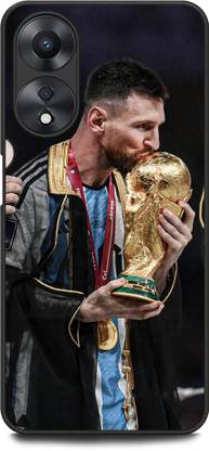 INTELLIZE Back Cover for OPPO A78 MESSI, LIONE MESSI, FOTBALL, MESSI 10, BARCELONA, SPORTS