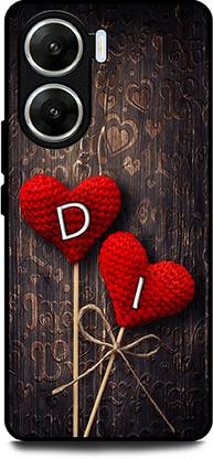 ORBIQE Back Cover for Vivo V29e 5G DI, D LOVE I, I LOVE D, D LETTER, I LETTER, DI NAME