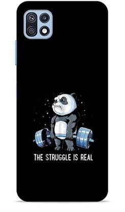 SILENCE Back Cover for ( The Struggle is Real )Designer Printed Mobile back case cover for Samsung Galaxy F42 5G