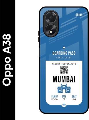 QRIOH Glass Back Cover for Oppo A38