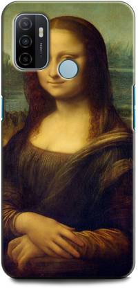 INDICRAFT Back Cover for OPPO A53 MONA LISA, LEONARDO DA VINCI, PAINTING, PORTRAIT