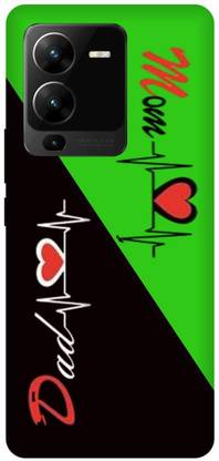 JUGGA Back Cover for vivo V25 Pro 5G, V2158, MOM, DAD, MOTHER, FATHER, LOVE