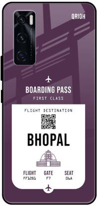 QRIOH Bhopal City Glass Back Cover for Vivo V20 SE