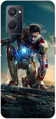 Zaplab Back Cover for OPPO A96, CPH2520 Iron Man Avenger Printed Back Cover