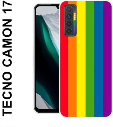 MOBECARE Back Cover for TECNO CAMON 17 COLORS, COLORFUL ART, UNIQUE, COOL, COLORFUL DESIGN