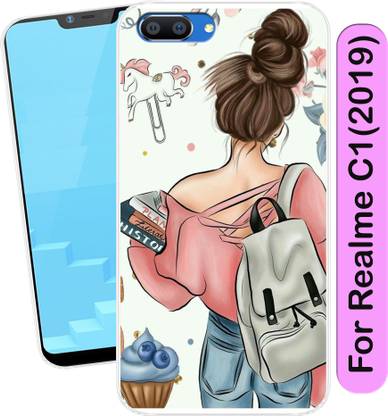 Goldista Back Cover for Realme C1