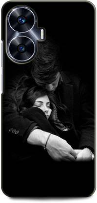 INDICRAFT Back Cover for Realme C55 SWEET HUG, LOVE, GIRL AND BOY, COUPLES, TOGETHER